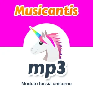 mp3 canzoni modulo fucsia unicorno